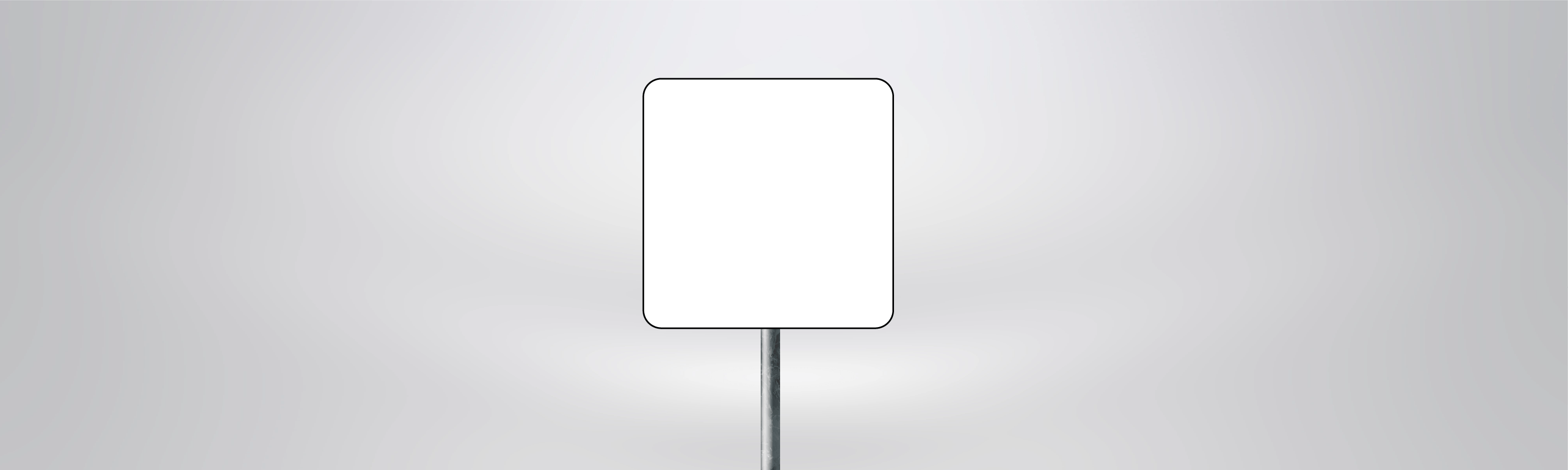 Traffic Signs - What does the regulatory message on a white background sign mean?